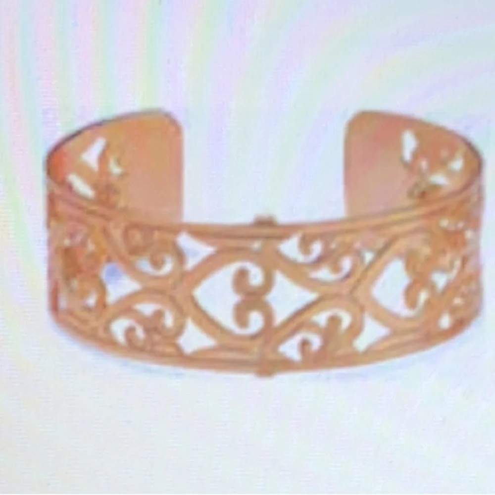 REDUCED Brighton Christo Madrid Narrow Gold Cuff Bracelet NWT - Picture 5 of 6
